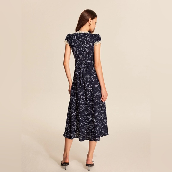 Commense Polka Dot Lace-Trim Dress
Size M - Picture 6 of 6